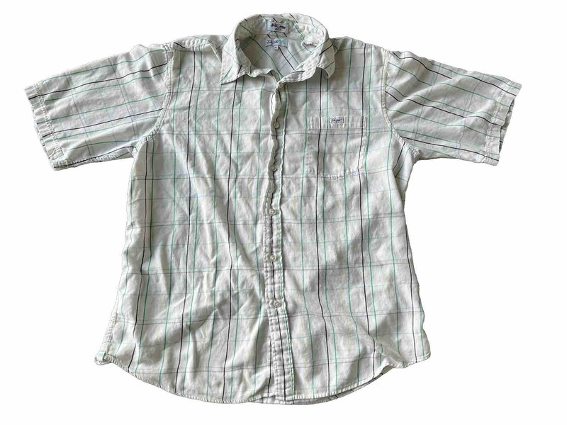 Vintage Y2K Echo Short Sleeve Button Up Shirt Men’s XL Hip Hop