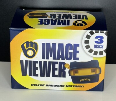 Milwaukee Brewers Image Viewer with 3-Discs Relive Baseball History Moments