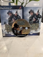 Medal of Honor Frontline PS2 2002 Black Label CIB Tested Works Great Complete