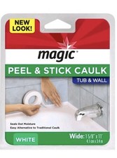 Magic Peel  Stick Caulk White  Tub  Floor Sealing Strip Shower Waterproof B12
