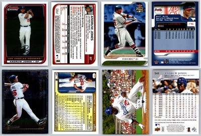 Andruw Jones Collector's Lot - 4 Cards / Nice Mix - HOF Atlanta Braves 
