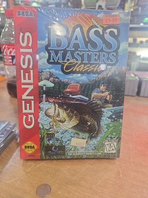 BASS Masters Classic (Sega Genesis, 1995) Factory SEALED BRAND NEW