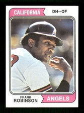1974 Topps Baseball 55 Frank Robinson VG (wrinkle bottom) BXCP55