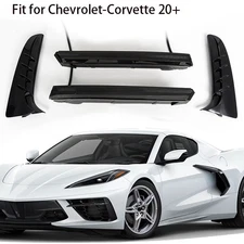 LED Grille Bezel Light Bars DRL Fog Lights For Corvette C8 Stingray Coupe 20-25