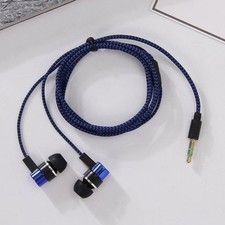 Earphone Bass Stereo Sound 3.5mm Audio Connector Noise Isolation Design