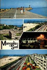 Mangalia Sud Romania vintage multi-view postcard y262