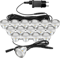 16 Led-Bodeneinbaustrahler IP67 FüR AußEn Und Innen – Warmweiß