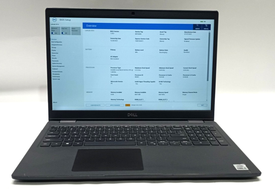Dell Latitude 3510, 15.6-Inch Laptop, with Intel Core i5 10th Gen., Windows 11 Pro
