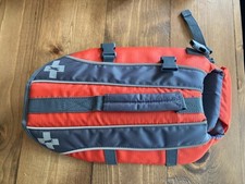Dog Life Jacket Small Orange/Gray