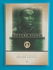 2004-05 Skybox Autographics Future Signs #13FS Al Jefferson Boston Celtics Card