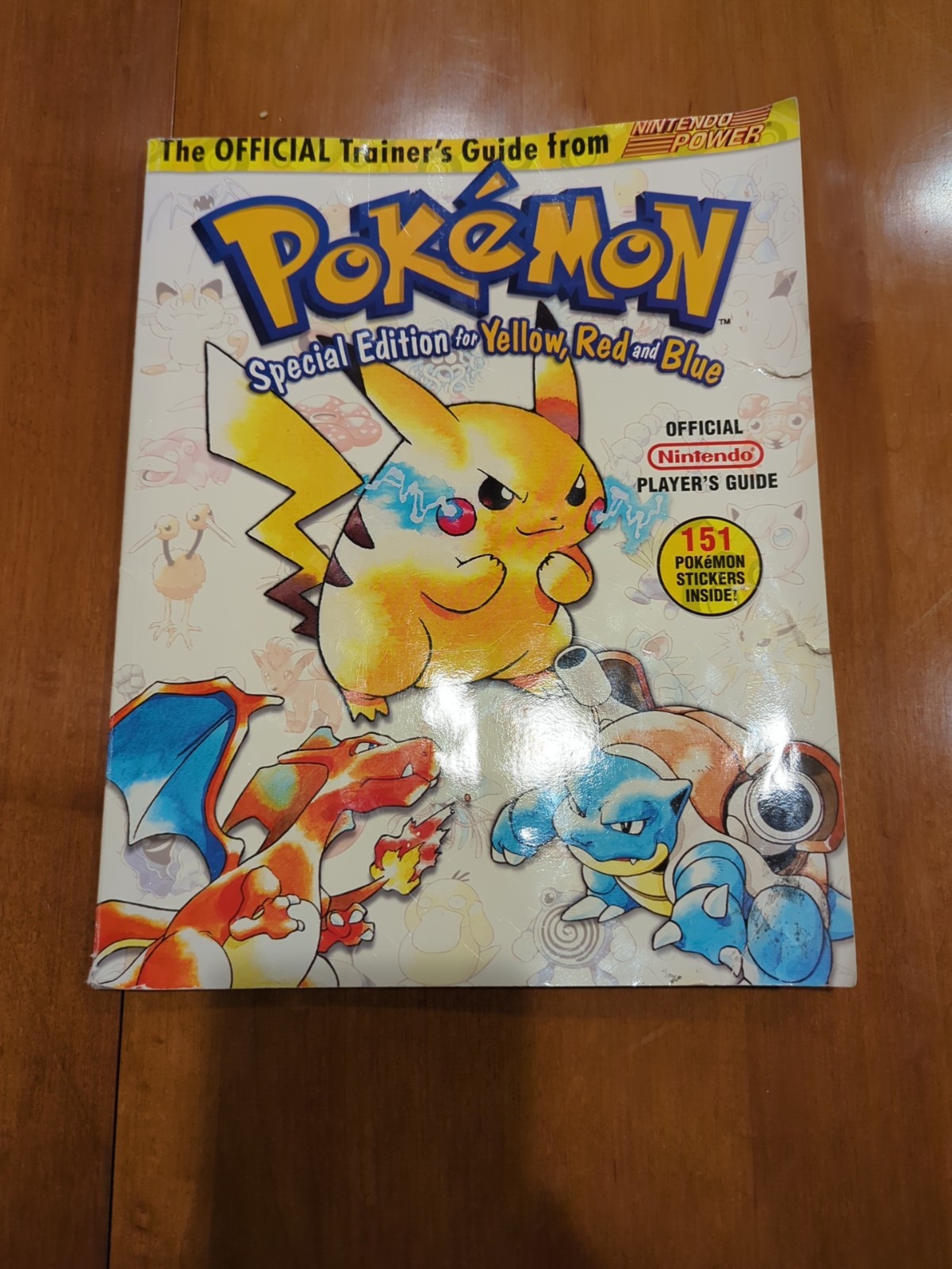 Nintendo Power Pokemon Special Edition Yellow Blue Red Guide SOME Stickers