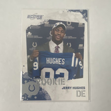 2010 Score Jerry Hughes #354 Rookie Indianapolis Colts NFL Football Card. rookie card picture