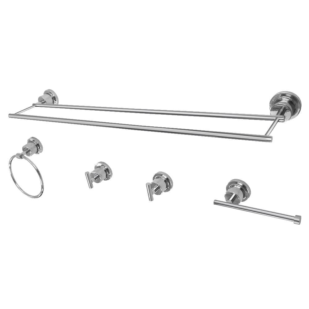 Kingston Brass BAH8213478C Concord 5-Piece 24-Inch Dual Towe