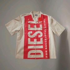 DIESEL  Hemd XL  Baumwolle  Logo/Print Tasche...