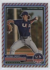 2023 Panini USA Baseball Stars & Stripes Stripes Prizm Michael Torres #52 19gz