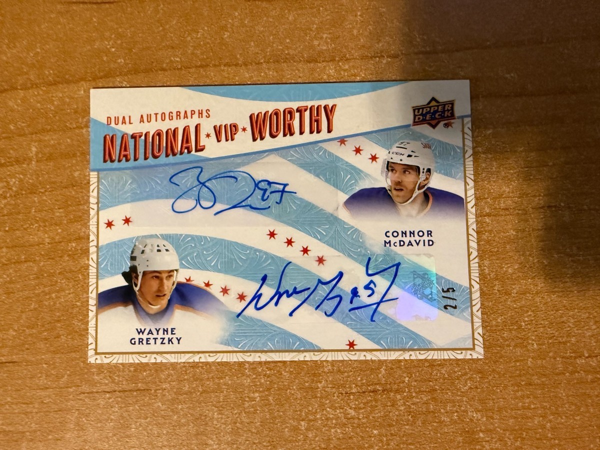 2025 Upper Deck National - Wayne Gretzky / Connor McDavid - Dual