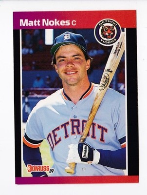 1989 Donruss Matt Nokes #116 Tigers