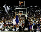 Mario Chalmers Autographed Kansas Jayhawks (2008 Final Four Shot) 8x10 Photo - J