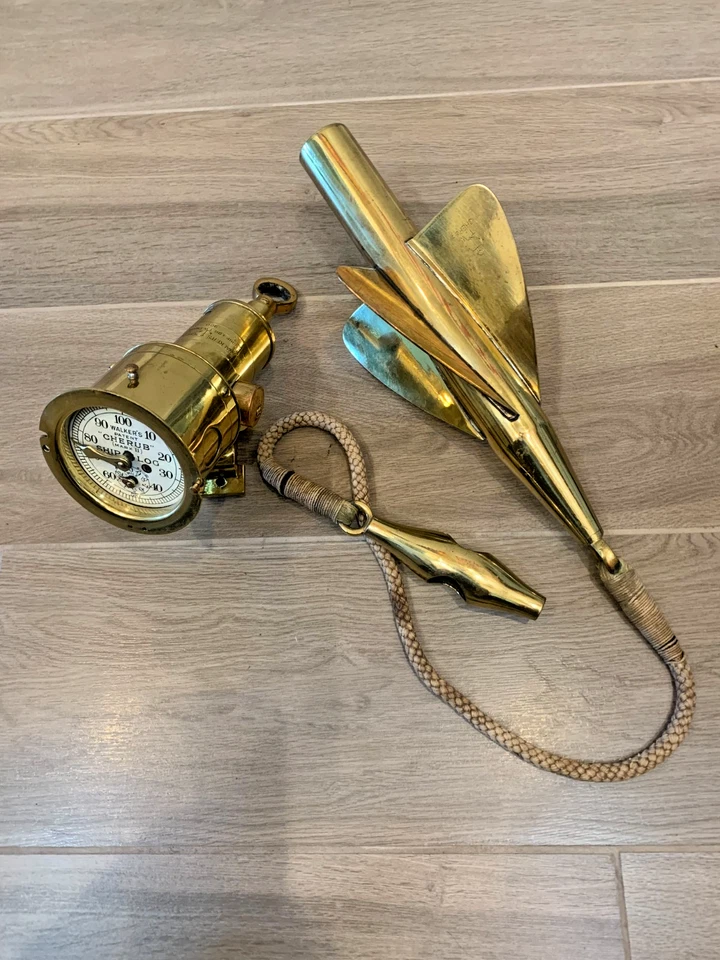 De colección Walker's Cherub Ship's Log Mark II y Rotator, antigüedades náuticas marítimas Foto 2 de 4