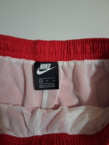 Red White and Blue Nike Club Woven Flow Shorts / Woven Nike Shorts Mens Medium  - Picture 4 of 7