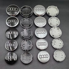 4pcs Audi Wheel Centre Caps 60mm 61mm 68mm 69mm 77mm for A1 A2 A3 A4 A5 A6 A7...