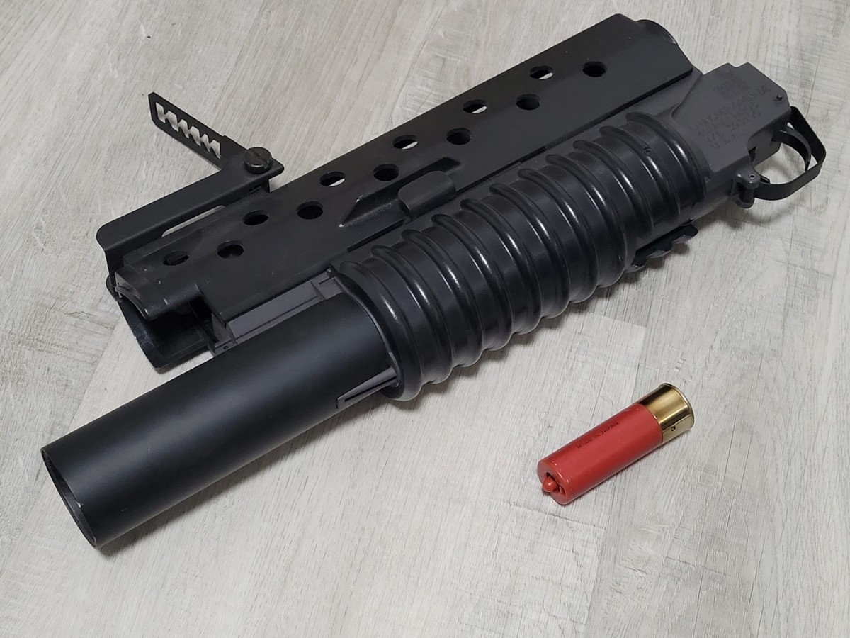 Use Tokyo Marui M203 Airsoft Grenade Launcher Accessory For M4A1