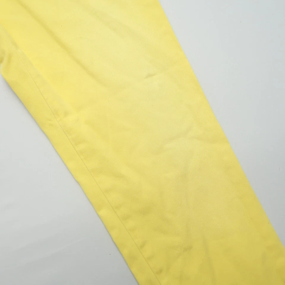 Polo Ralph Lauren Mens Slim GI Fit Chino Pants Size 33 x 30 Yellow Cotton - Image 4 of 4