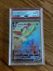 *PSA 10* Pokémon Leafeon VMAX 204/203 Evolving Skies Rainbow Secret Rare FA