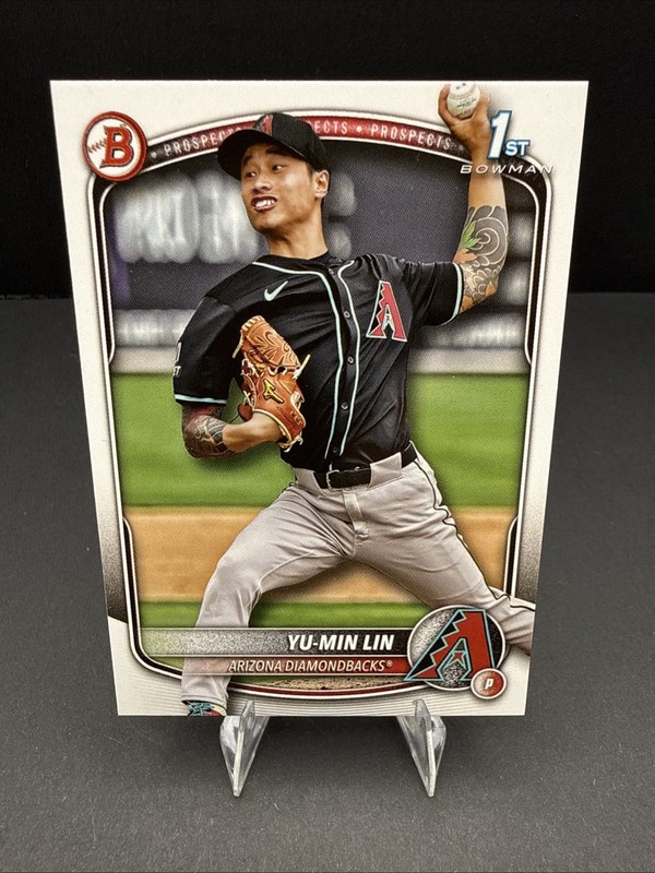 Yu-Min Lin #BP-27 Bowman MLB Baseball 2025 Arizona Diamondbacks RC