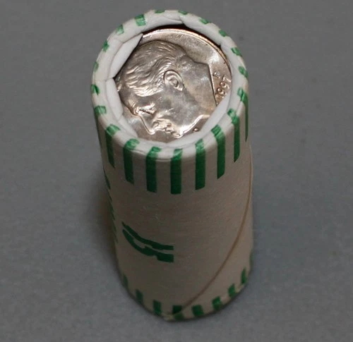 1997 P 50 Coin Roosevelt Dime 10 Cent Roll BWR Uncirculated 10c