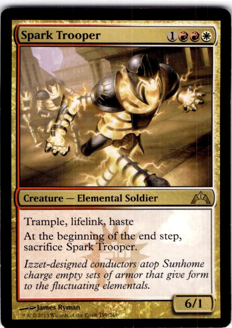 MTG Spark Trooper Gatecrash Rare #199