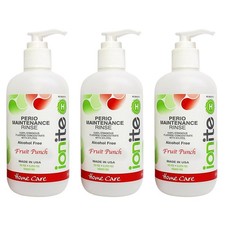 3 Bottles Perio Rinse .63 Stannous Fluoride Fruit Punch 10 OZ Anti Cavity Rinse