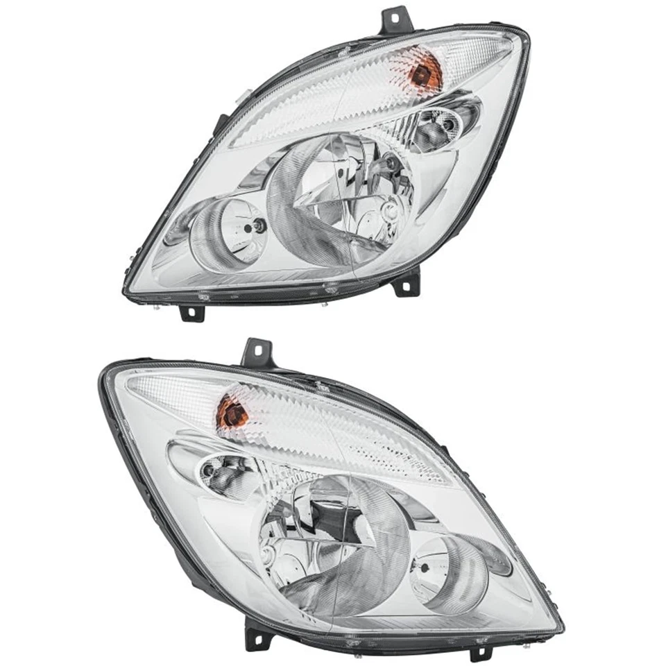 2x HELLA HALOGEN SCHEINWERFER SATZ passend für MERCEDES-BENZ SPRINTER - Bild 2 von 4
