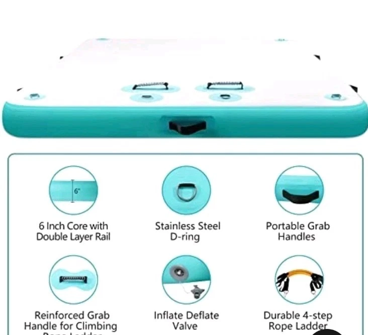 🛥️NEW ob~Tonkaum~6.5ft X 9ft Work Dock Or Pleasure Platform~Swimming~Float🚤👀 - Image 4 of 4