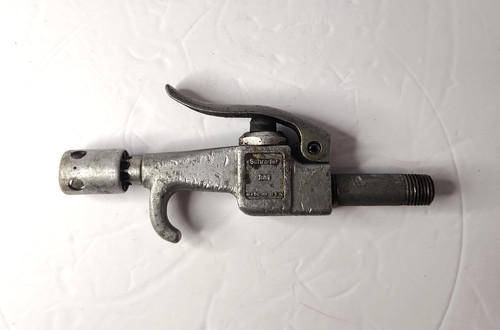 Schrader Vintage High Volume Blow Gun Made In USA 1/4" Air Hose Connection