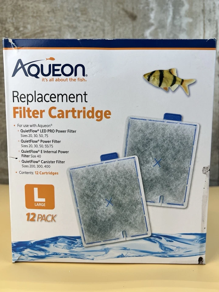 Aqueon Quiet Flow Filter Replacement Cartridges 11 of 12 Pack - 100106419 Large - Image 2 of 4