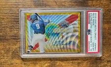 2019 Leaf Metal Draft State Pride Auto Gold Wave Rece Hinds 1/1 PSA 10 #S4427