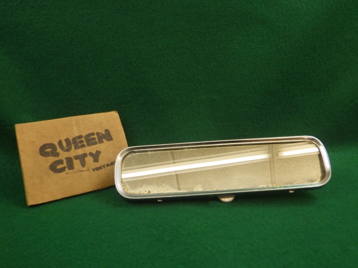 Vintage Chrome day-night glare proof mirror 1953-1955 Ford