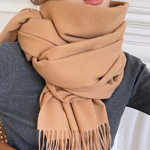Fashion Vintage Mans Solid Long Cashmere Rugs Blend Rugs Warm Shawl Scarf 984 - Picture 6 of 12