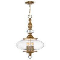 Pendelleuchte HäNgelampe Deckenlampe Stahl Messing D 45,6 Cm Esszimmerleuchte