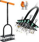 New ListingLawn Aerator Tool, Manual Metal Spike Aerator Lawn Tool with Spring Base, Automa