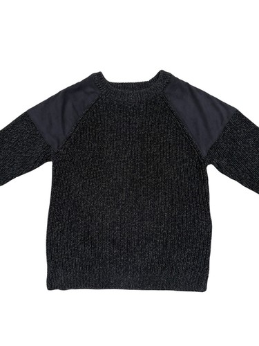 Zara Kids Collection The Knit Wear Sweater Black Boys Size 6 Good Condition - Picture 2 of 9