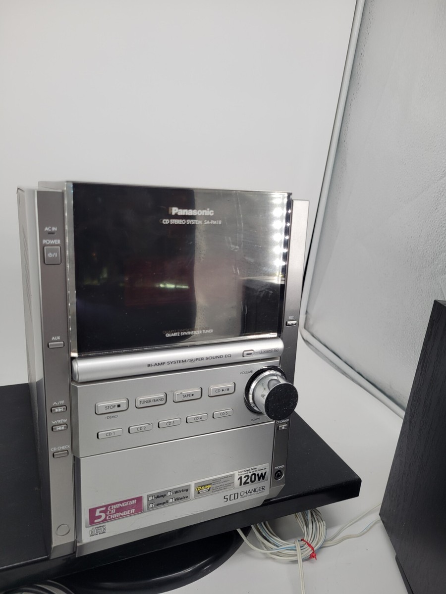 PanasonicCDプレイヤーラジオ付きお洒落ジャンク品 Panasonic