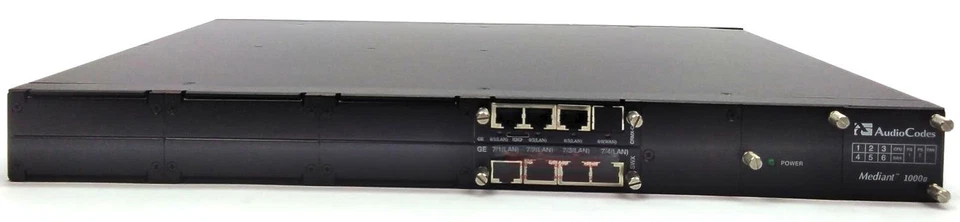 AudioCodes Mediant 1000B AMC Gateway Digital Chassis VoIP Hybrid GTPM01045 - Image 2 of 4
