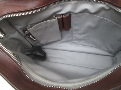 Sac à Main Bandoulière En Cuir Marron LE TANNEUR - Vintage Authentique - Occasion