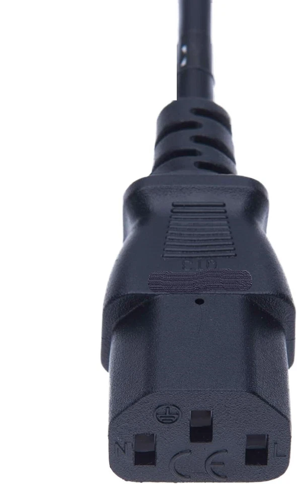 5M, 10M Long 3 Pin Mains Power Lead 3 Prong Plug Cord / C13 to UK 3 Pin Plug - Image 3 of 4