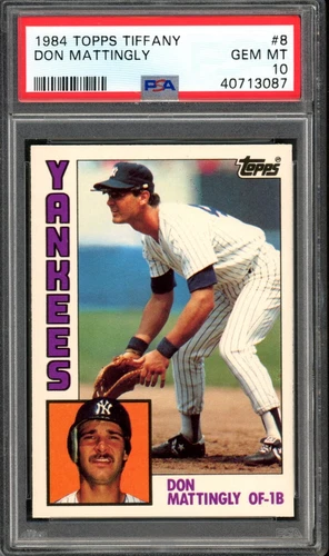 1984 Topps Tiffany #8 Don Mattingly RC PSA 10 (GEM MINT)