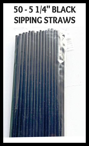 SIPPING STRAWS, Very Skinny, Stir Your Coffee or Sip Your Drink, Protect Teeth - Picture 7 of 18
