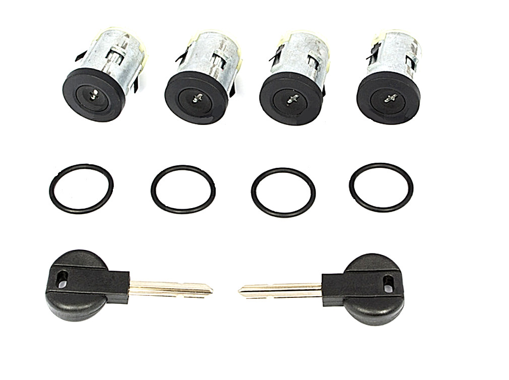 Kit 4 barillets avec clés pour rénover les serrures de Citroën Jumpy