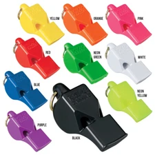 FOX 40  CLASSIC WHISTLE PEALESS  WHISTLE  WITH FREE BLACK  LANYARD